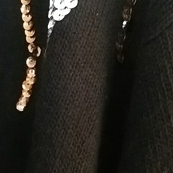 Sequin Vintage Sweater 65%Silk, Angora rabbit - Picture 10 of 13